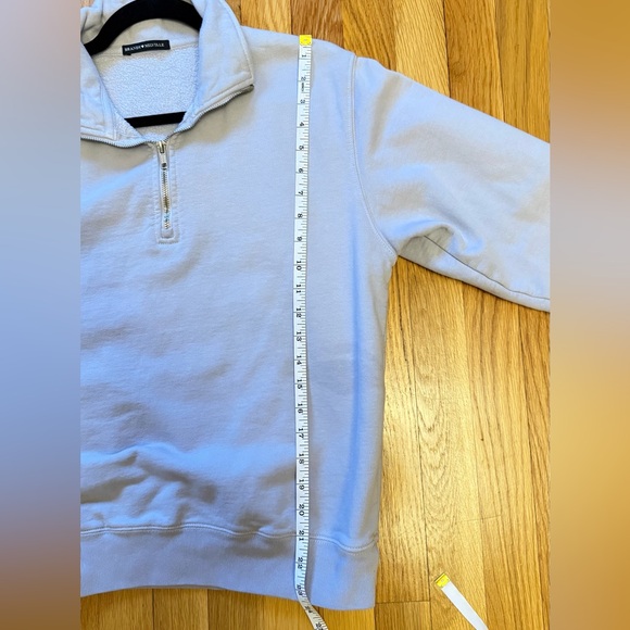 0162 - Brandy Melville Lavender Quarter-Zip Sweatshirt - Picture 8 of 8